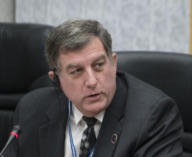 NASA image: Expedition 58 State Commission Meeting