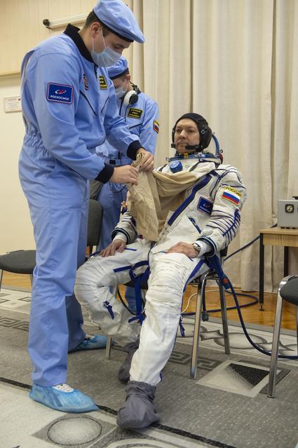 NASA image: Expedition 58 Suit Up