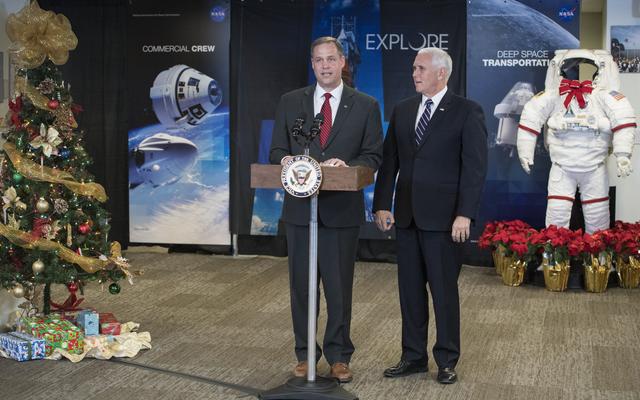 NASA image: Vice President Meets with NASA Employees