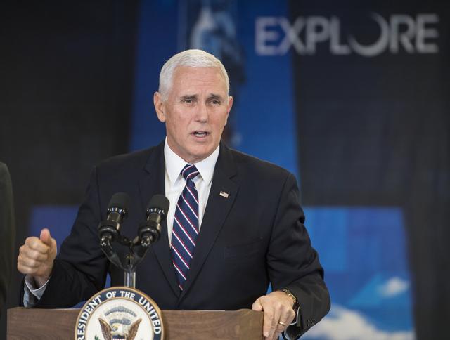 NASA image: Vice President Meets with NASA Employees