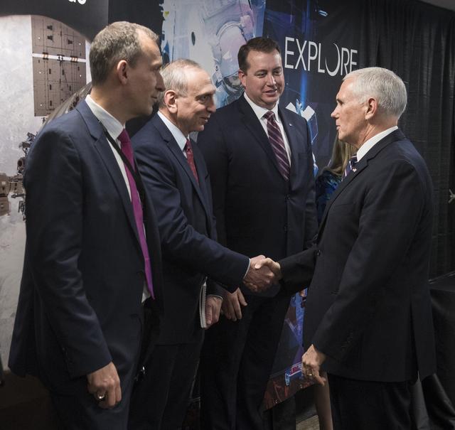 NASA image: Vice President Meets with NASA Employees