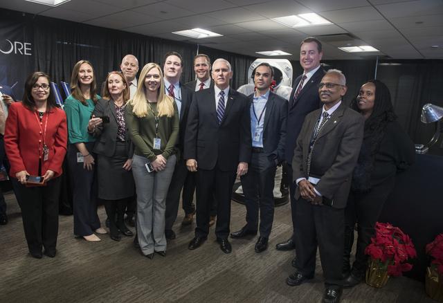 NASA image: Vice President Meets with NASA Employees