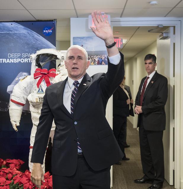 NASA image: Vice President Meets with NASA Employees