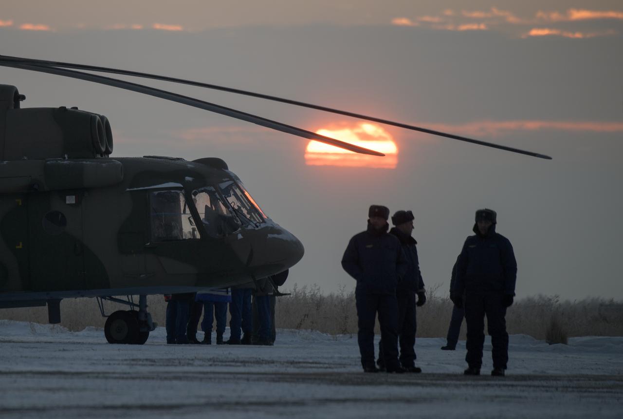 NASA, ESA, Roscosmos, and Russian Search and Recovery Forces deploy from Zhezkazgan, Kazakhstan for the landing of Expedition 57 crew members Serena Auñón-Chancellor of NASA, Alexander Gerst of ESA (European Space Agency), and Sergey Prokopyev of Roscosmos. Thursday, Dec. 20, 2018. Auñón-Chancellor, Gerst, and Prokopyev are returning after 197 days in space where they served as members of the Expedition 56 and 57 crews onboard the International Space Station. Photo Credit: (NASA/Bill Ingalls)