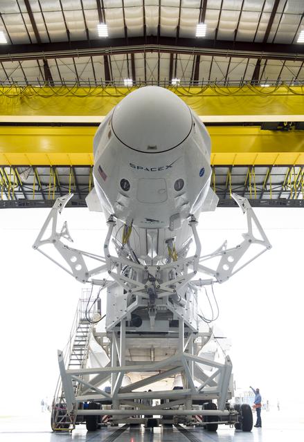 NASA image: SpaceX Demo-1 Rollout