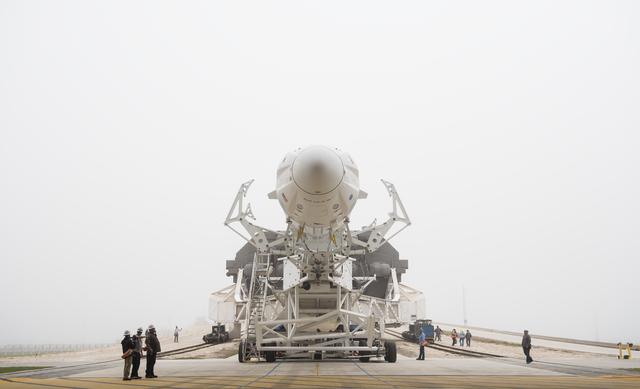 NASA image: SpaceX Demo-1 Rollout