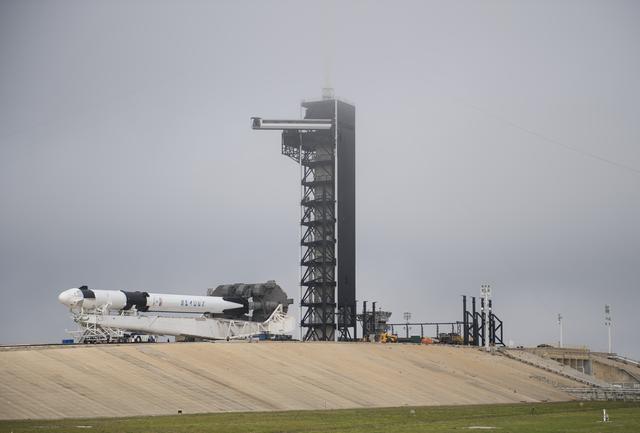 NASA image: SpaceX Demo-1 Rollout