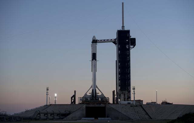 NASA image: SpaceX Demo-1 Rollout
