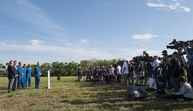 NASA image: SpaceX Demo-1 Press Conference