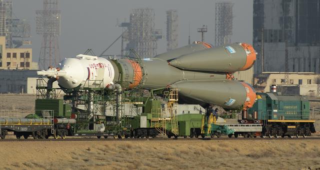 NASA image: Expedition 59 Soyuz Rollout