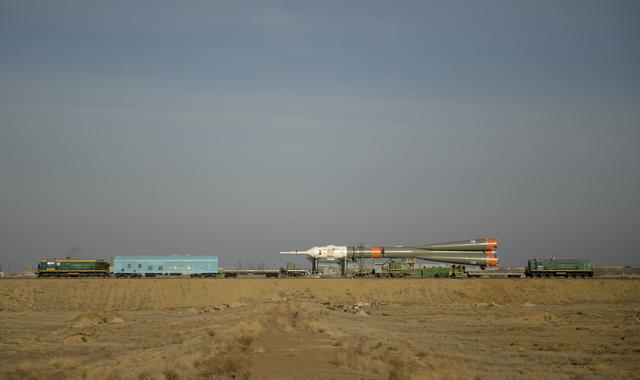 NASA image: Expedition 59 Soyuz Rollout