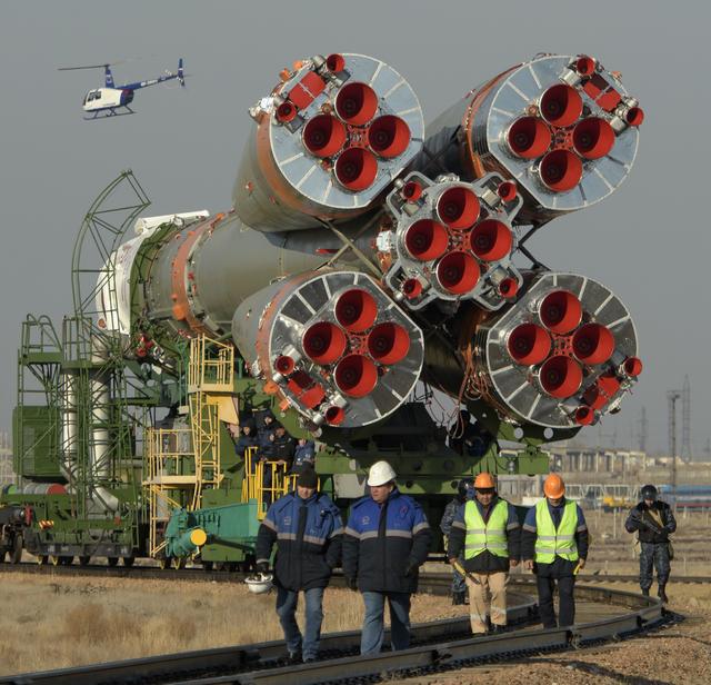 NASA image: Expedition 59 Soyuz Rollout