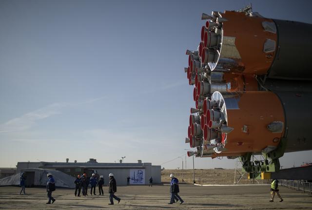 NASA image: Expedition 59 Soyuz Rollout