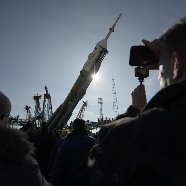 NASA image: Expedition 59 Soyuz Rollout