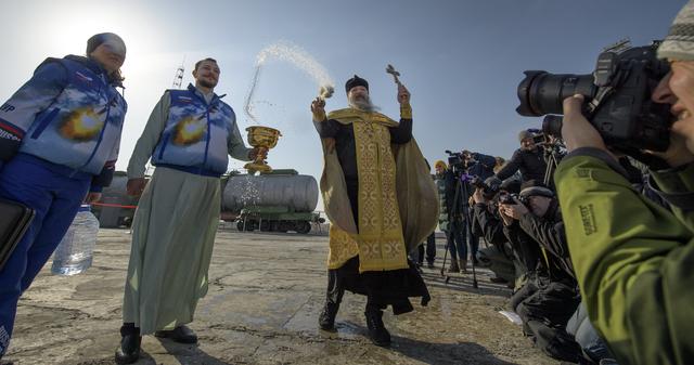 NASA image: Expedition 59 Soyuz Blessing