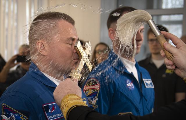 Expedition 59 Crew Blessing