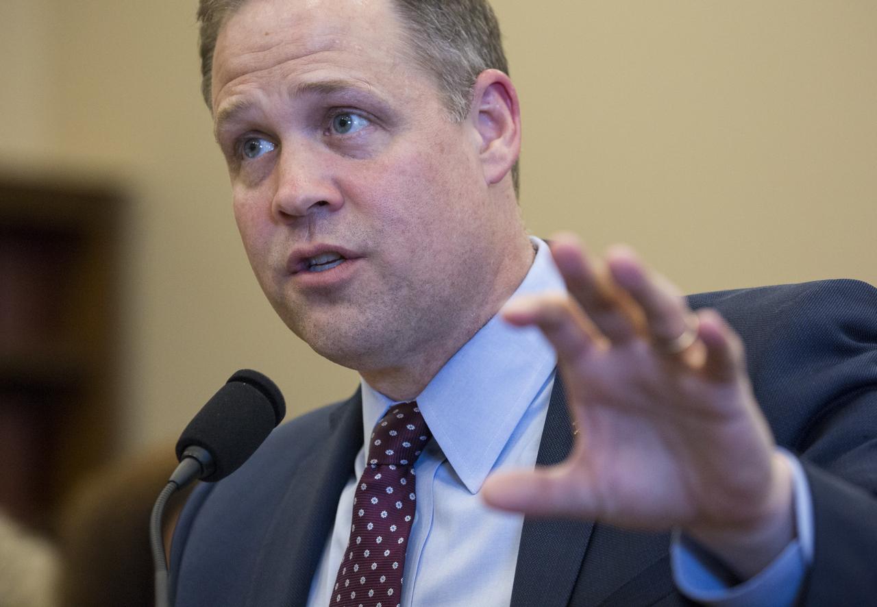 NASA Administrator Jim Bridenstine testifies before the House Appropriations Committee's Commerce, Justice, Science, and Related Agencies Subcommittee during a hearing to review the Fiscal Year 2020 funding request and budget justification for the agency, Wednesday, March 27, 2019 in the Rayburn House Office Building in Washington. Photo Credit: (NASA/Joel Kowsky)