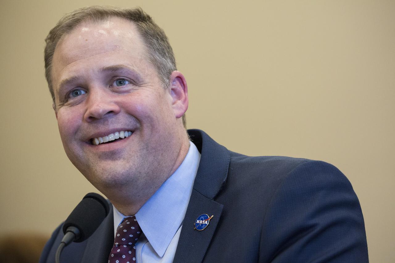 NASA Administrator Jim Bridenstine testifies before the House Appropriations Committee's Commerce, Justice, Science, and Related Agencies Subcommittee during a hearing to review the Fiscal Year 2020 funding request and budget justification for the agency, Wednesday, March 27, 2019 in the Rayburn House Office Building in Washington. Photo Credit: (NASA/Joel Kowsky)