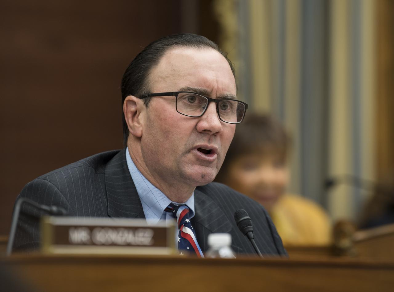 U.S. Rep. Pete Olson, R-Texas, asks NASA Administrator Jim Bridenstine a question during a House Committee on Science, Space, and Technology hearing to review the Fiscal Year 2020 budget request for the National Aeronautics and Space Administration, Tuesday, April 2, 2019 at the Rayburn House Office Building in Washington. Photo Credit: (NASA/Aubrey Gemignani)