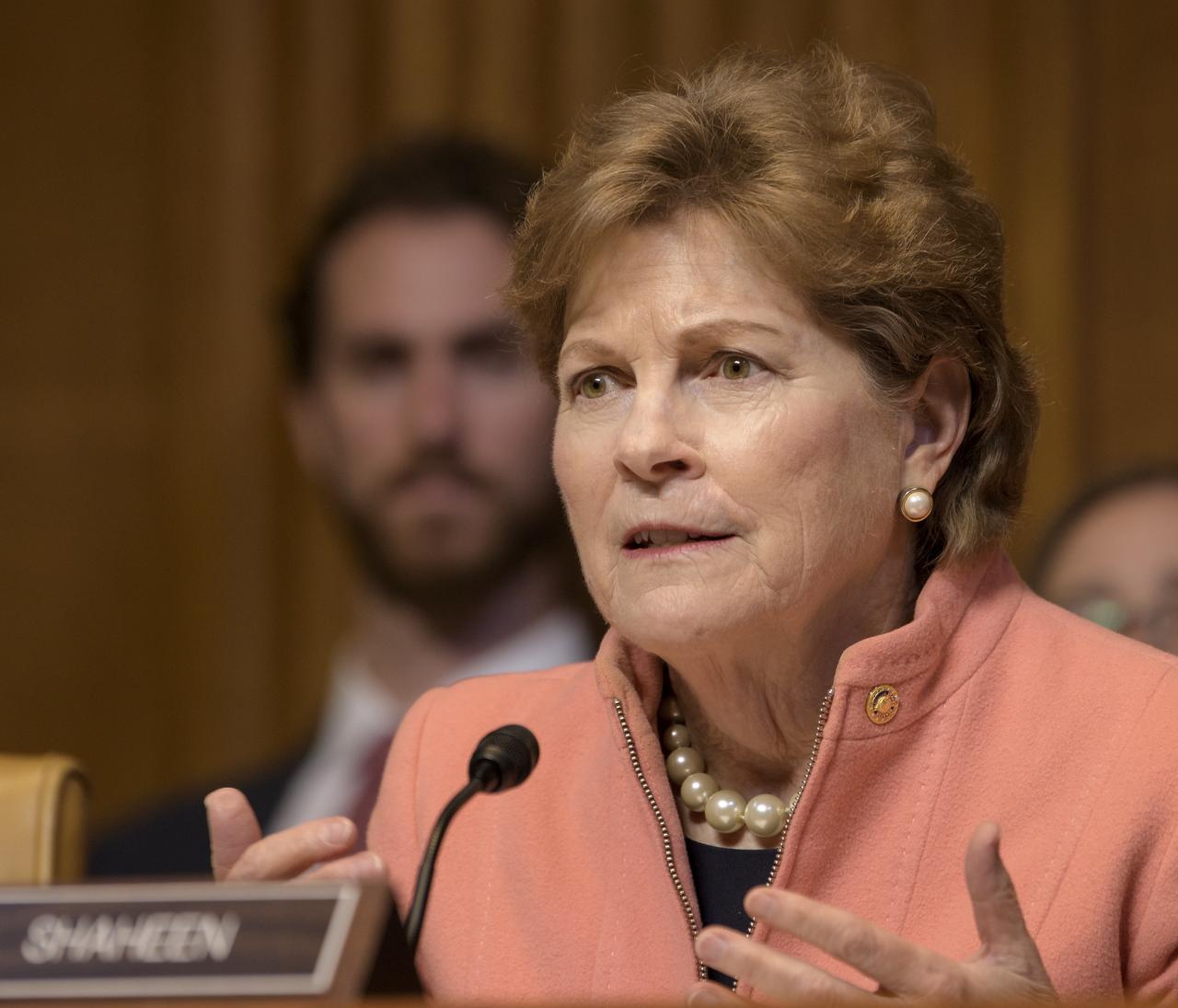 Sen. Jeanne Shaheen, D-NH, questions NASA Administrator Jim Bridenstine during a US Senate Appropriations Subcommittee on Commerce, Justice, Science, and Related Agencies budget review hearing, Wednesday, May 1, 2019, at the Dirksen Senate Office Building in Washington. Photo Credit: (NASA/Bill Ingalls)