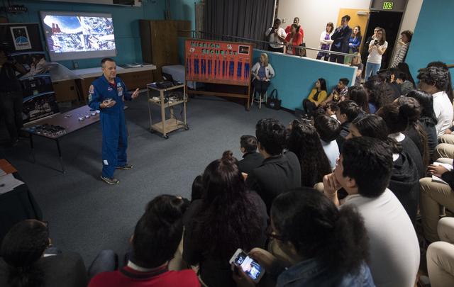 NASA image: Astronaut Ricky Arnold at Challenger Center
