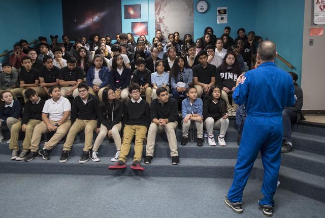 NASA image: Astronaut Ricky Arnold at Challenger Center