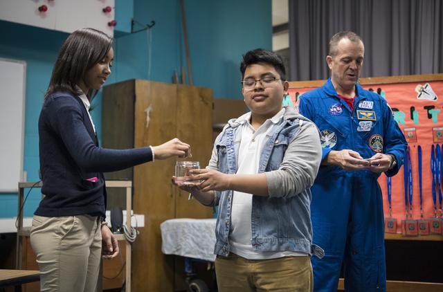 NASA image: Astronaut Ricky Arnold at Challenger Center