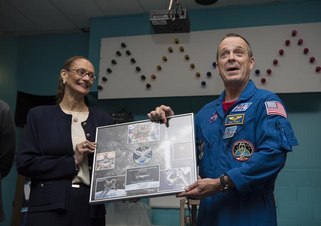 NASA image: Astronaut Ricky Arnold at Challenger Center