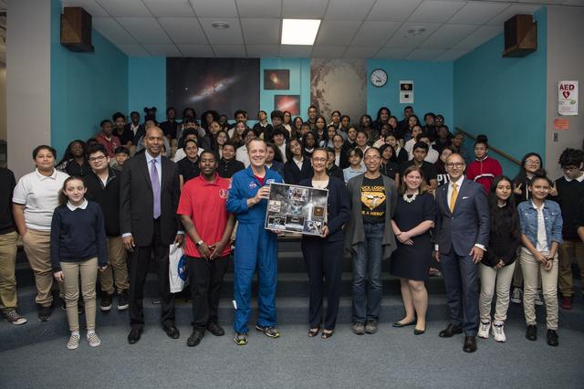 NASA image: Astronaut Ricky Arnold at Challenger Center