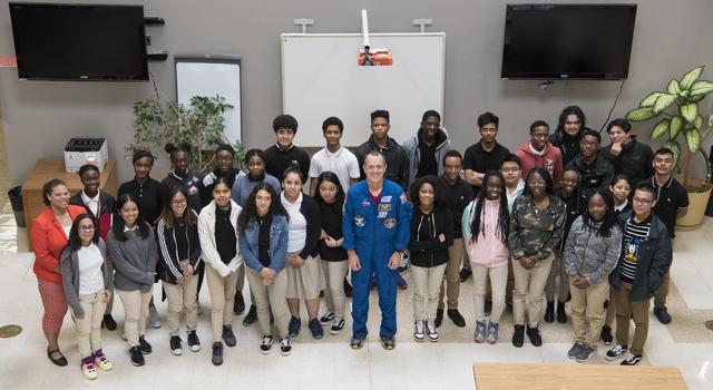 NASA image: Astronaut Ricky Arnold at Challenger Center