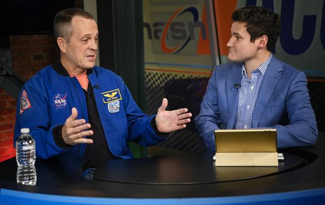 NASA image: Astronaut Ricky Arnold at Baltimore Orioles Game