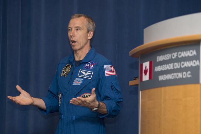 NASA image: Astronaut Drew Feustel Visits Canadian Embassy