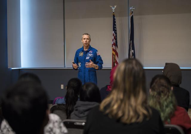 NASA image: Astronaut Drew Feustel Visits NOVA Community College
