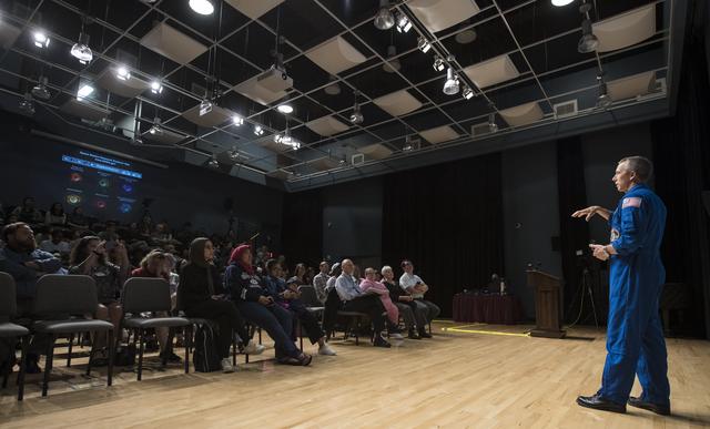 NASA image: Astronaut Drew Feustel Visits NOVA Community College