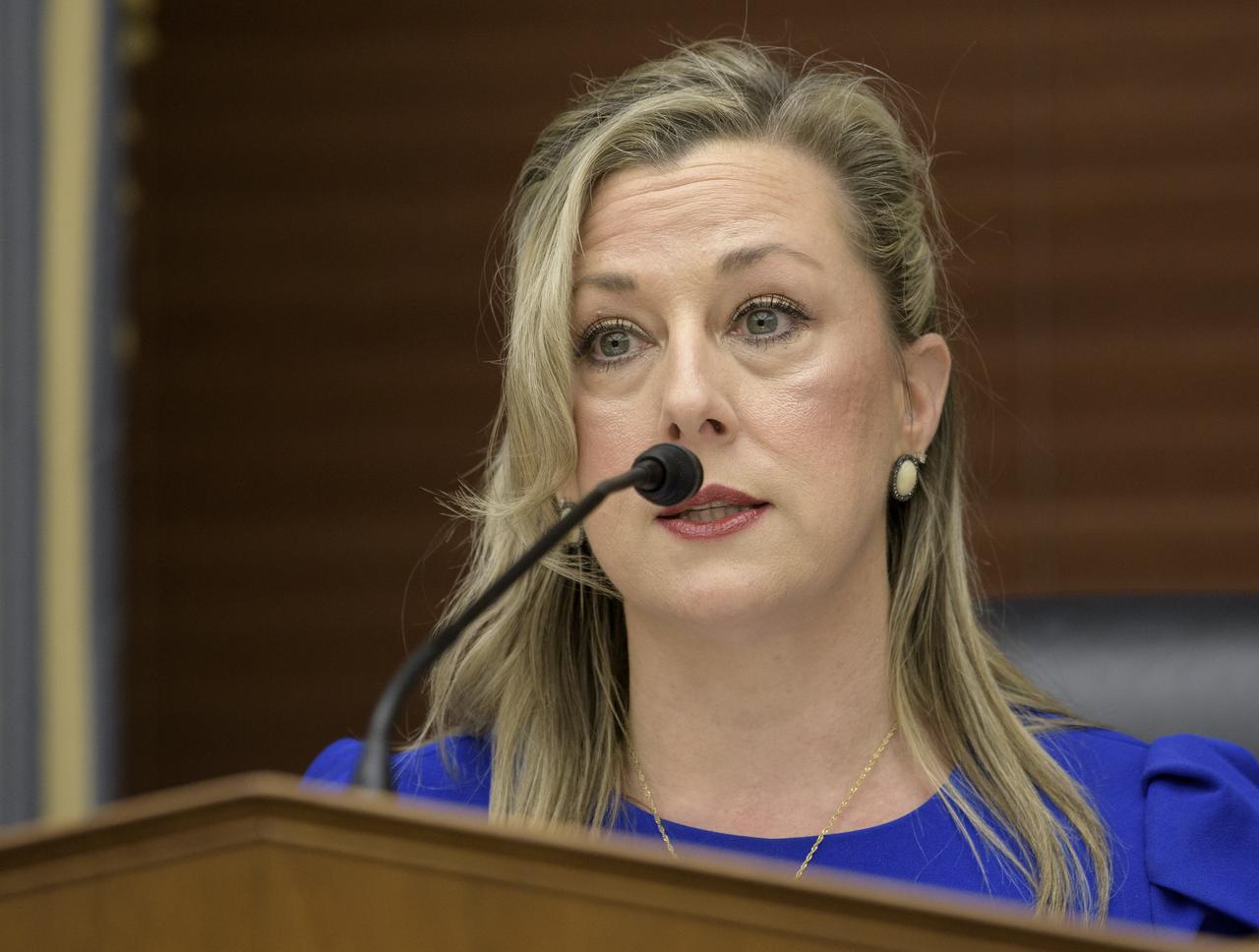 Chair Kendra Horn, D-OK., opens the House Subcommittee on Space and Aeronautics hearing titled "Keeping our sights on Mars: A Review of NASA's Deep Space Exploration Programs and Lunar Proposal", Wednesday, May 8, 2019 at the Rayburn House Office Building in Washington. Photo Credit: (NASA/Bill Ingalls)