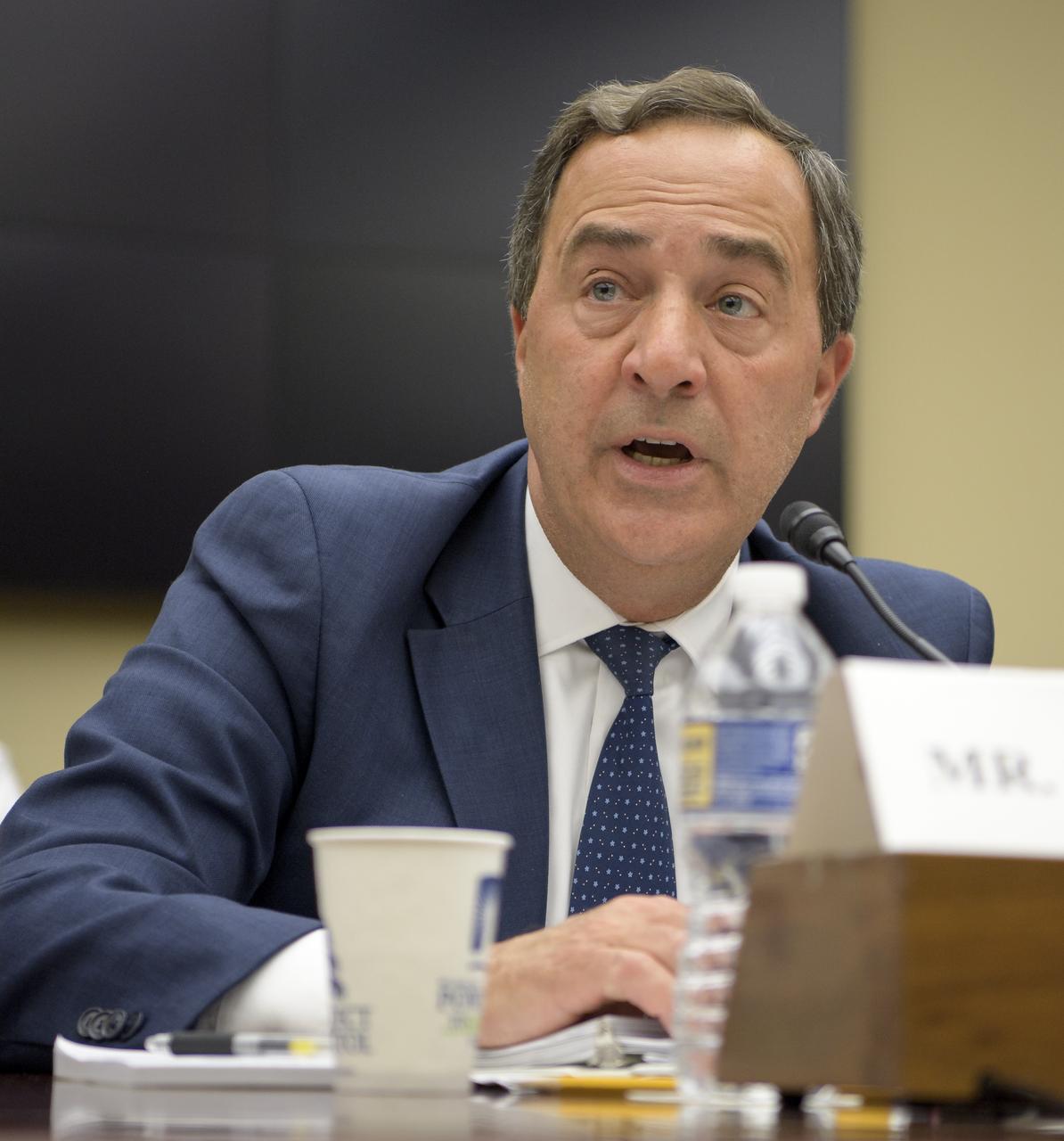 NASA Special Assistant to the Administrator Mark Sirangelo testifies during the House Subcommittee on Space and Aeronautics hearing titled "Keeping our sights on Mars: A Review of NASA's Deep Space Exploration Programs and Lunar Proposal", Wednesday, May 8, 2019 at the Rayburn House Office Building in Washington. Photo Credit: (NASA/Bill Ingalls)