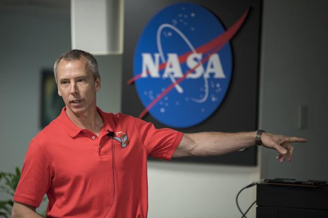 NASA image: Astronaut Drew Feustel at NASA Headquarters