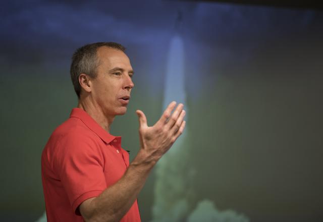 Astronaut Drew Feustel at NASA Headquarters