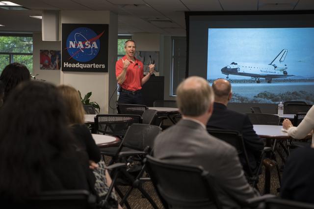 NASA image: Astronaut Drew Feustel at NASA Headquarters