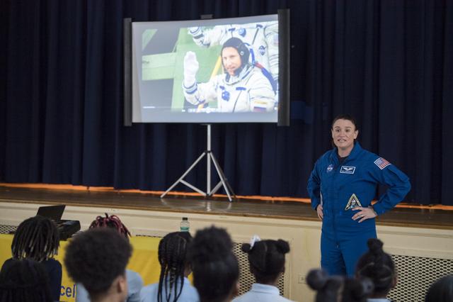 NASA image: Astronaut Serena Auñón-Chancellor at Excel Academy