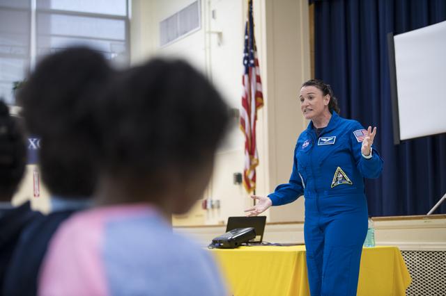 NASA image: Astronaut Serena Auñón-Chancellor at Excel Academy