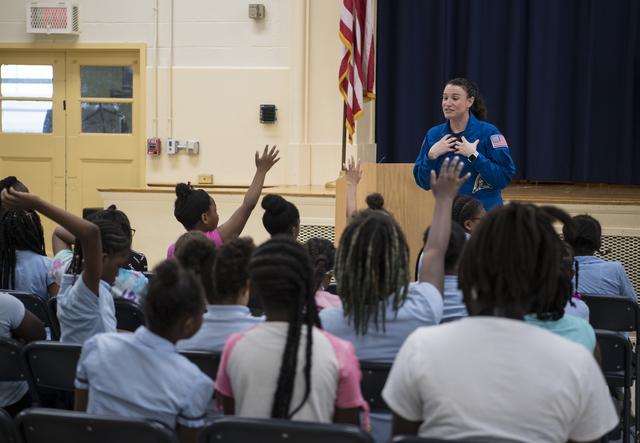 NASA image: Astronaut Serena Auñón-Chancellor at Excel Academy