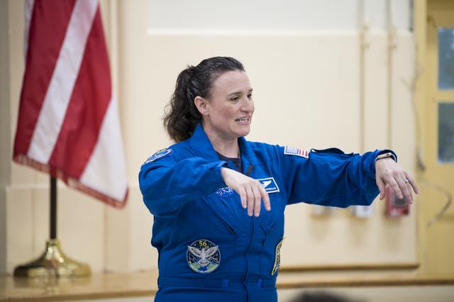 NASA image: Astronaut Serena Auñón-Chancellor at Excel Academy