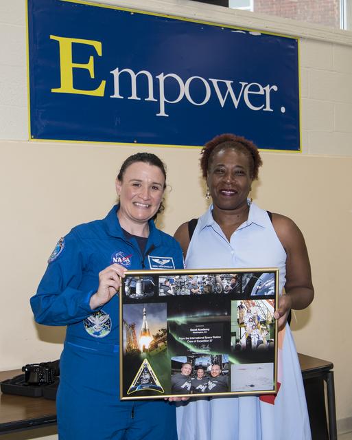 NASA image: Astronaut Serena Auñón-Chancellor at Excel Academy