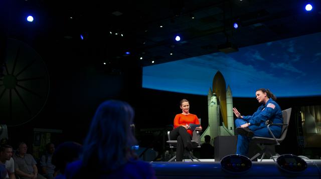 NASA image: Astronaut Auñón-Chancellor at NASM