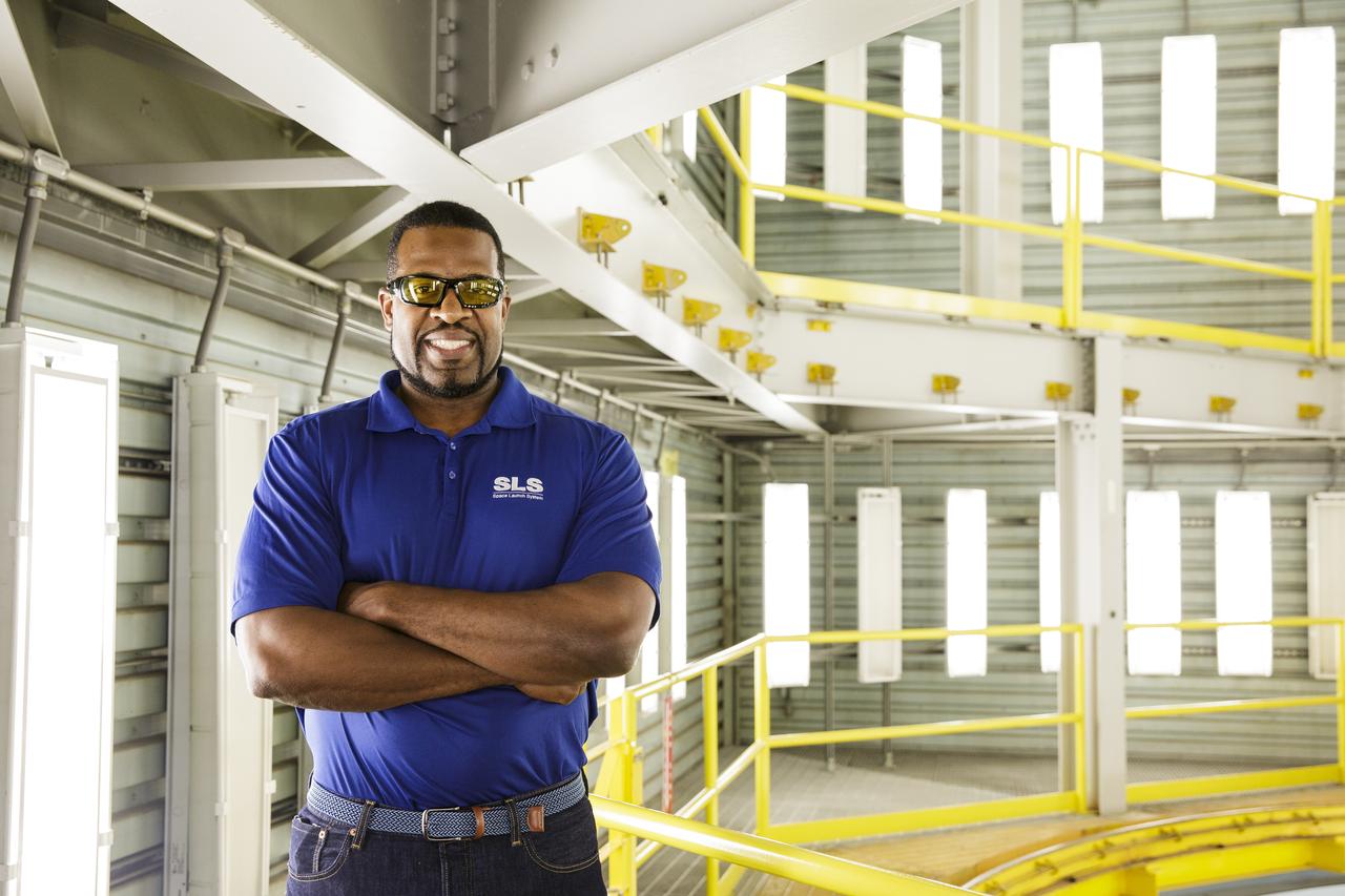 James Randolph, Mechanical Engineering, Boeing, Portrait, Friday, June 28, 2019 at Michoud Assembly Facility, New Orleans, LA. Photo Credit: (NASA/Aubrey Gemignani)