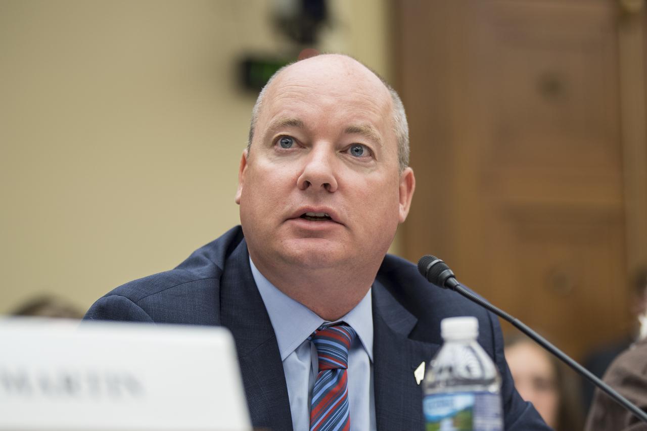 Commercial Spaceflight Federation President, Eric Stallmer, testifies during a Space and Aeronautics Subcommittee of the House Science, Space, and Technology Committee hearing titled, “A Review of NASA’s Plans for the International Space Station and Future Activities in Low Earth Orbit," Wednesday, July 10, 2019 at the Rayburn House Office Building in Washington. Photo Credit: (NASA/Aubrey Gemignani)