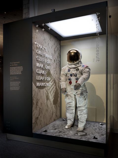 NASA image: Armstrong Apollo 11 Spacesuit Unveiling