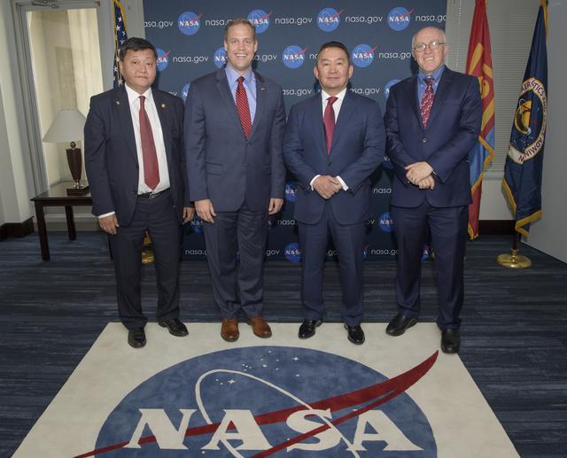 NASA image: Administrator Bridenstine Meets Mongolian President Battulga