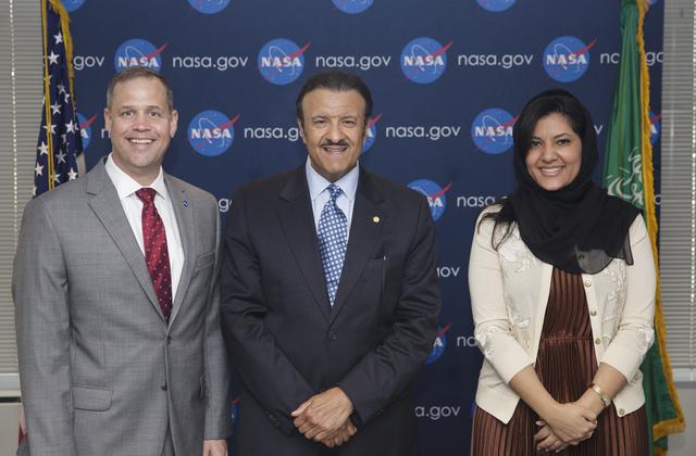 NASA image: NASA Administrator Meets Saudi Ambassador and Chairman of Saudi Space Commission